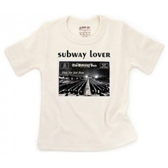 Organic Cotton S/S T-Shirt - Subway Lover (4T)