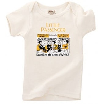 Organic Cotton S/S Lap T-Shirt - Little Passenger (6-12M)