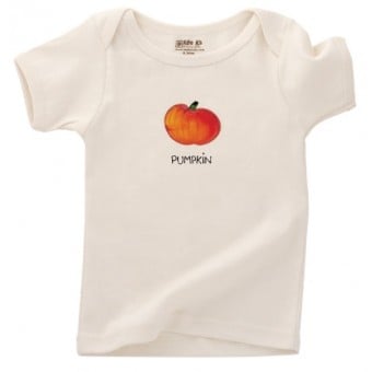Organic Cotton S/S Lap T-Shirt - Pumpkin (18-24M)