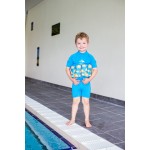 Konfidence 游泳連身浮衣 - 深藍簡條 (1-2歲) - Konfidence - BabyOnline HK