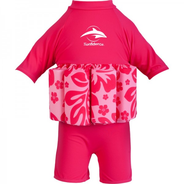 Konfidence Float Suit - Pink Hibiscus (2-3Y) - Konfidence - BabyOnline HK