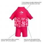 Konfidence Float Suit - Pink Hibiscus (4-5Y) - Konfidence - BabyOnline HK