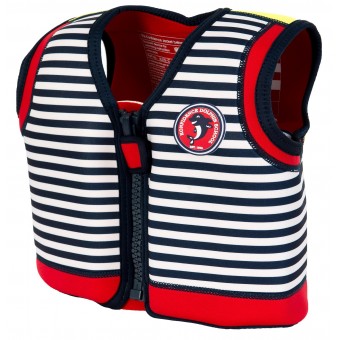 Konfidence Original Swim Jacket - Hamptons Navy Stripe (4-5 years)