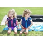Konfidence Original Swim Jacket - Navy Hibiscus (6-7 years) - Konfidence - BabyOnline HK