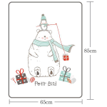 Petit Bird - Protective Mat / Changing Mat (65 x 85) - Polar Bear - Petit Bird - BabyOnline HK