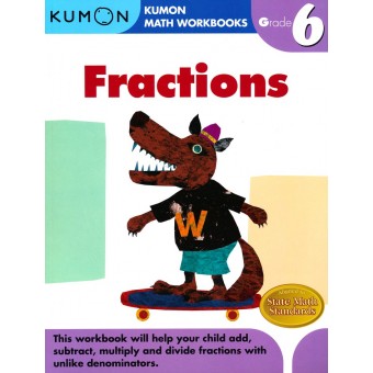Kumon - Math Workbook - Fractions (Grade 6)