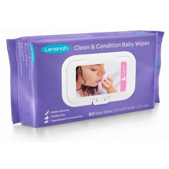 Clean & Condition Baby Wipes (80 counts)