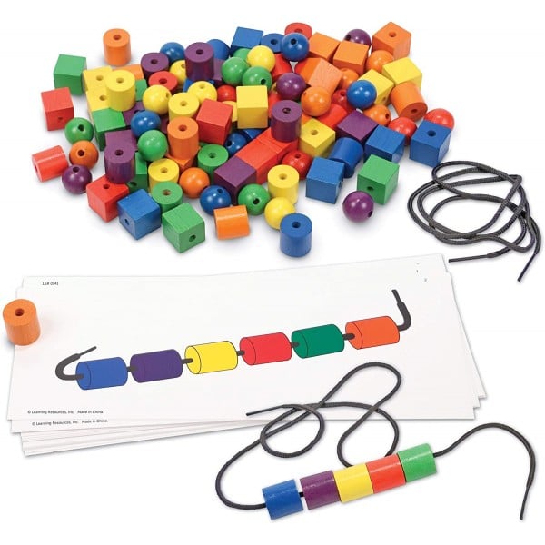 Beads & Pattern Cards Activity Set - Learning Resources - BabyOnline HK