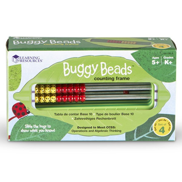 Buggy Beads - Counting Frame (Set of 4) - Learning Resources - BabyOnline HK