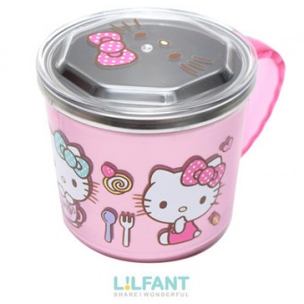 Hello Kitty - Stainless Steel Cup with Lid 255ml