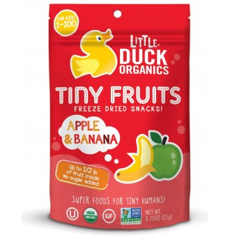 Organic Tiny Fruits - Apple & Banana 21g