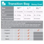 Swaddle UP Transition Bag Bamboo (1.0 tog) - Grey Wave Dot (L) - Love To Dream - BabyOnline HK