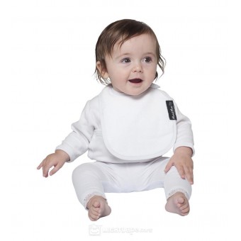 Infant Wonder Bib - White