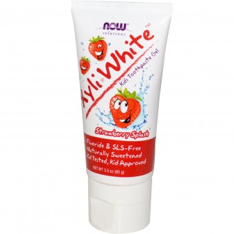 XyliWhite - Kids Toothpaste Gel (Flouride Free) - Strawberry 85g