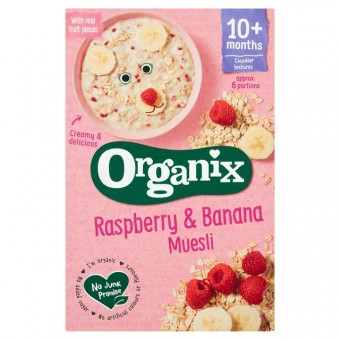 Organic Raspberry & Banana  Muesli 200g