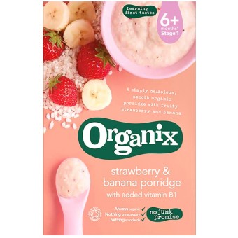 Organic Strawberry & Banana Porridge 120g