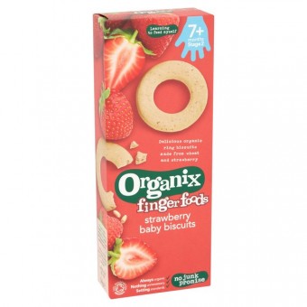 Organic Strawberry Baby Biscuit 54g