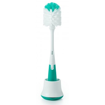 OXO Tot Bottle Brush with Nipple Cleaner & Stand - Teal