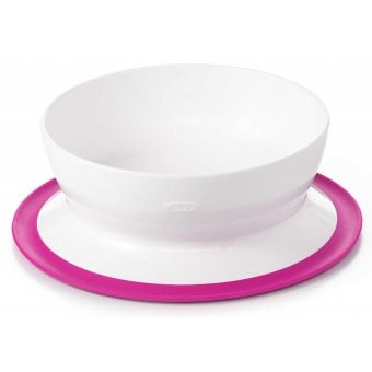 OXO Tot 吸盤碗 - 粉紅色