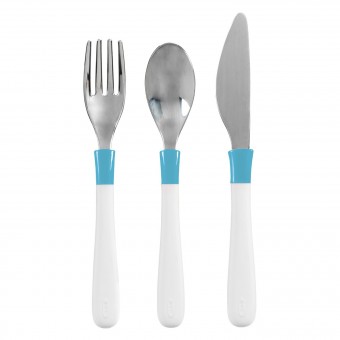 OXO Tot Cutlery Set for Big Kids - Aqua