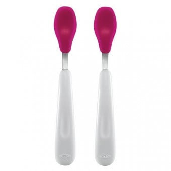 OXO Tot Feeding Spoon Set (2 pcs) - Pink