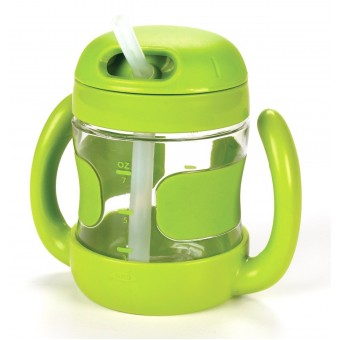OXO Tot 嬰兒手柄吸管杯 7oz / 200ml - 綠色