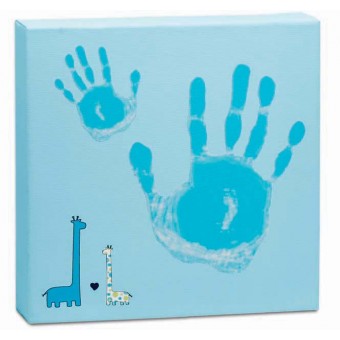 Baby and Me HandPrint Set - Boy