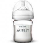 Natural Glass Feeding Bottle 4oz / 120ml - Philips Avent - BabyOnline HK