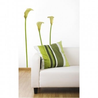 MS Youth - Stick On Stick Off Adhesive Wall Deco - Yellow Arums