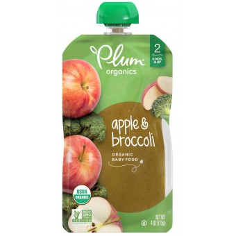 Organic Baby Food - Apple & Broccoli 113g 