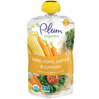 Hearty Veggie Meals - Organic Kale, Corn, Carrot & Tomato 99g