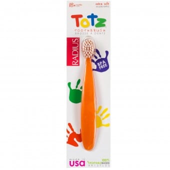 Totz Toothbrush (18m+) - Orange Sparkle