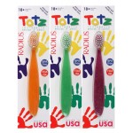Totz Toothbrush (18m+) - Orange Sparkle - Radius - BabyOnline HK