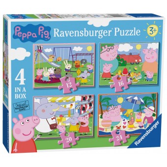 Peppa Pig - Puzzle (4 in 1 Box)