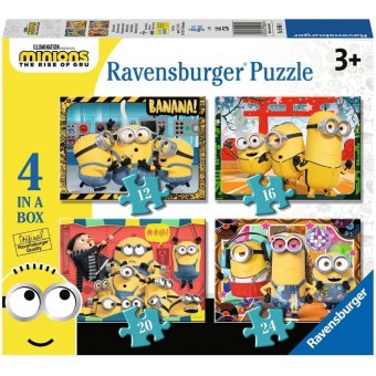 Minions (Relatively Normal) - Puzzle (4 in 1 Box)