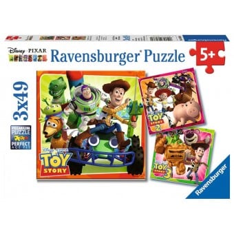 Disney Toy Story (History of Toy Story) - Puzzle (3 x 49)