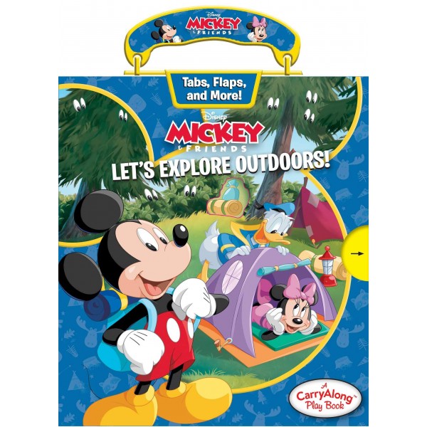 Mickey & Friends - Let's Explore Outdoors - A CarryAlong Play Book - Reader's Digest - BabyOnline HK