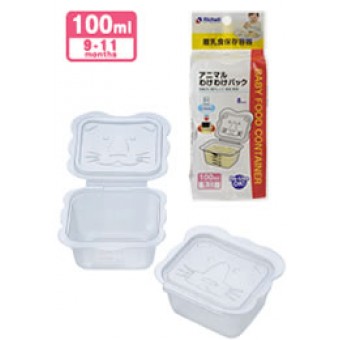 Animal Baby Food Container 100ml (8 pcs)