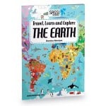 Shaped Puzzle + Book - Travel, Learn and Explore The Earth - Sassi Junior - BabyOnline HK