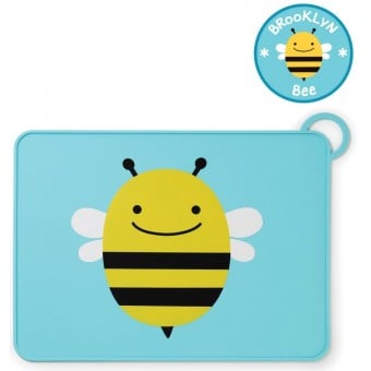 Zoo Fold & Go Placemat - Bee