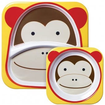 動物樂園仿瓷餐具套裝 - 小猴子
