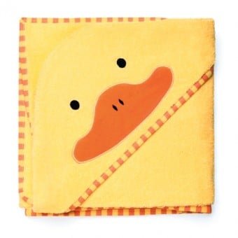 Zoo Hooded Towel - Duck
