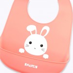 Silicone Bib - Bunny - Snapkis - BabyOnline HK