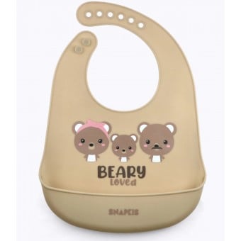 Silicone Bib - Beary Loved
