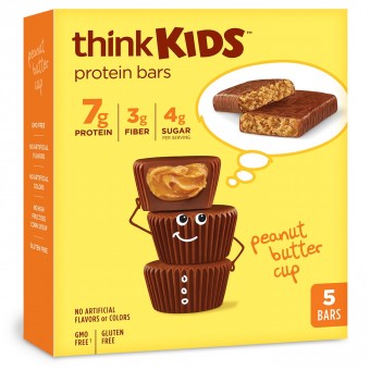 Protein Bars for Kids - Peanut Butter Cup (5 bars)