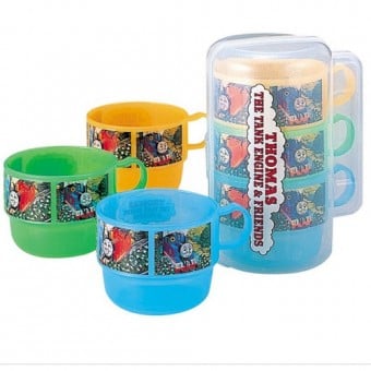 Thomas Plastic Cup 230ml (3 pcs) with Case
