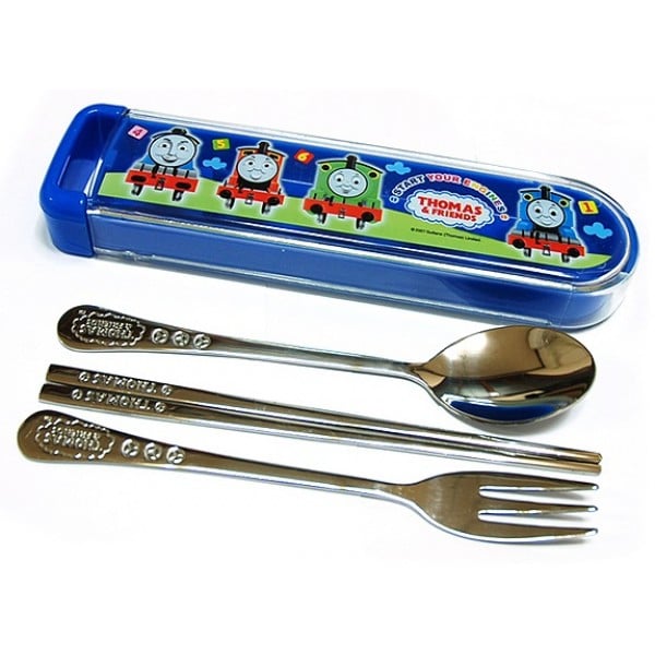 Thomas & Friends - Spoon, Fork & Chopsticks Set - Thomas & Friends - BabyOnline HK