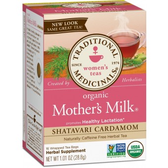 Organic Mother's Milk Shatavari Cardamom (16 Tea Bags) 28g