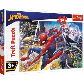 Marvel 蜘蛛俠- Maxi 拼圖 - Fearless Spider-Man  (24 片)