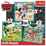 3 in 1 Disney - Mickey Mouse with Friends (20, 36, 50 pcs) - Trefl - BabyOnline HK